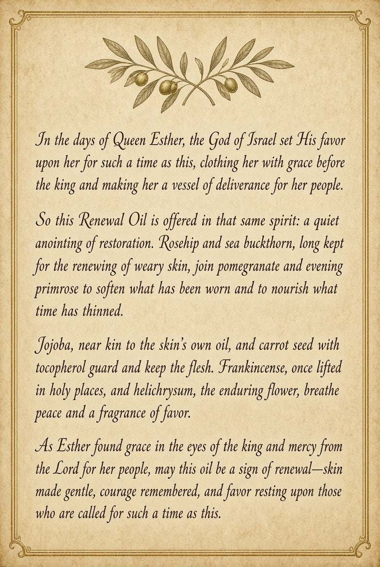 Esther's Grace Renewal Oil