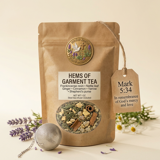 Hems Of Garment Tea kraft pouch and steel infuser packaging concept