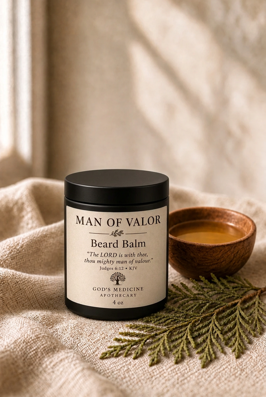 Man of Valor front photo, black jar color edit